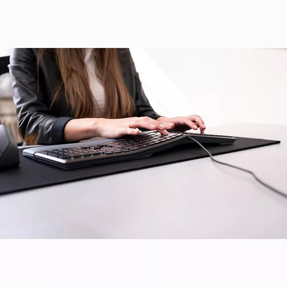 Ergonomic Wired Mechanical Keyboard with Wrist Rest